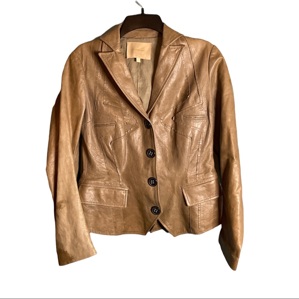 RARE DERERCUNY lamb skin made in Italy jacket size 42